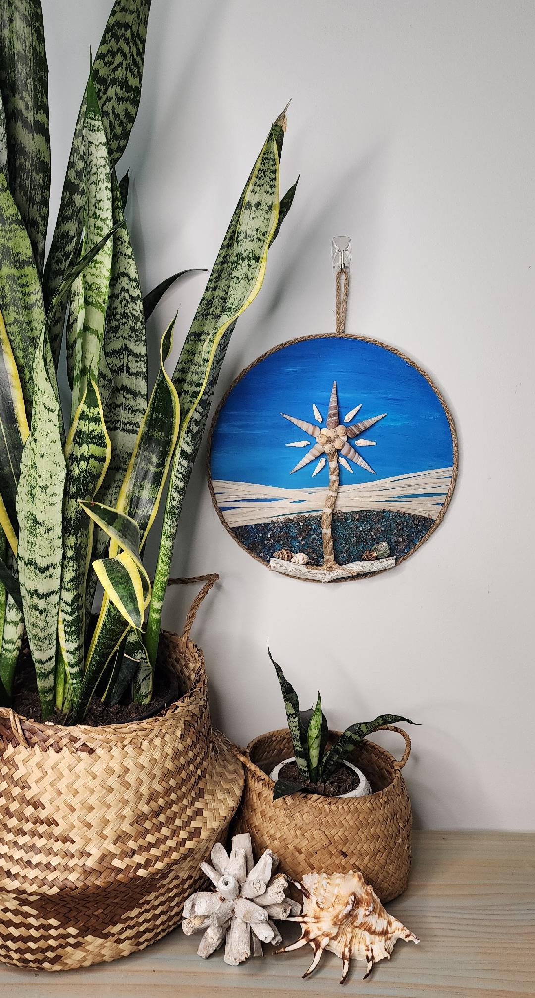 Ocean Palm Wall Hanging