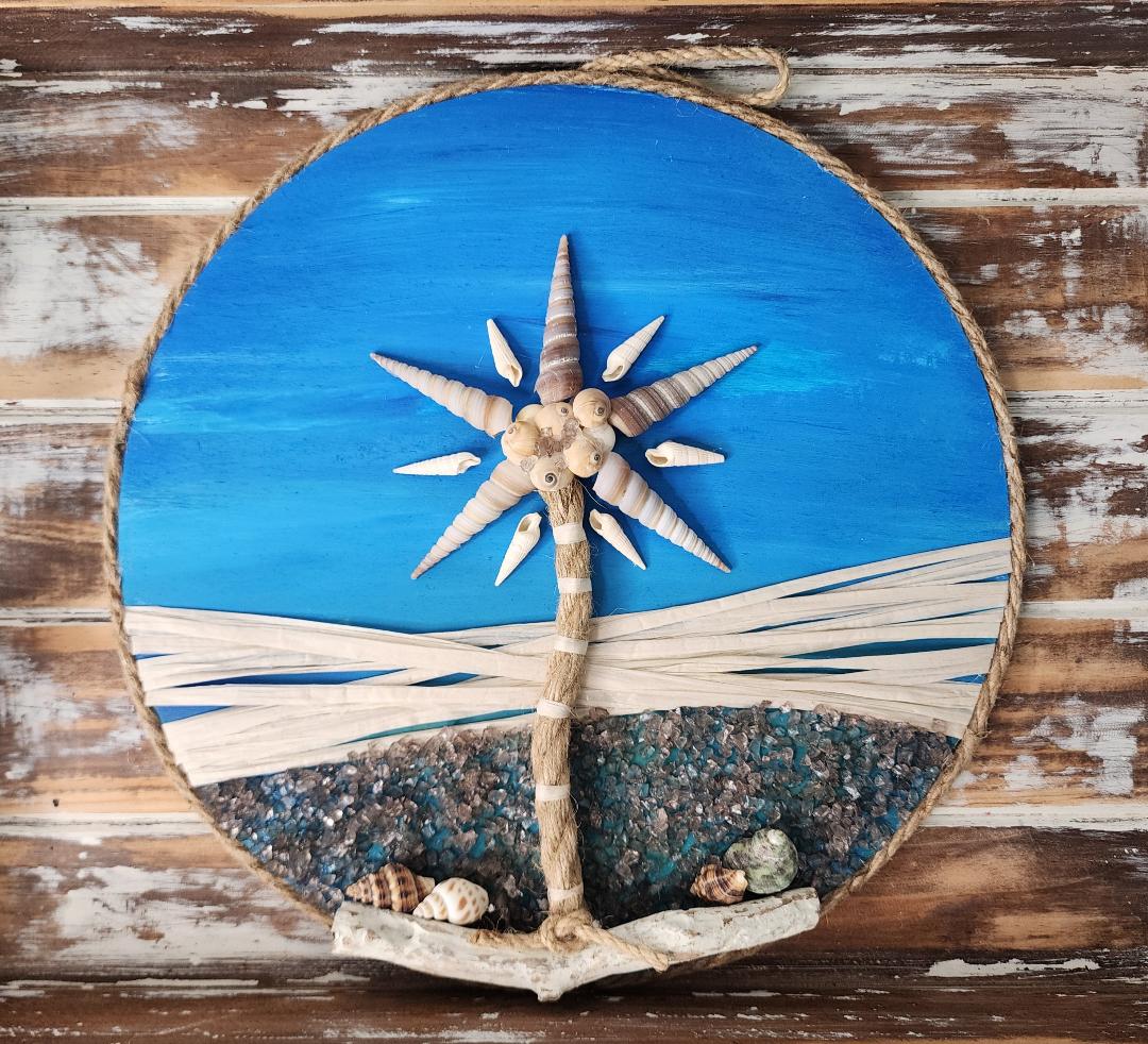 Ocean Palm Wall Hanging