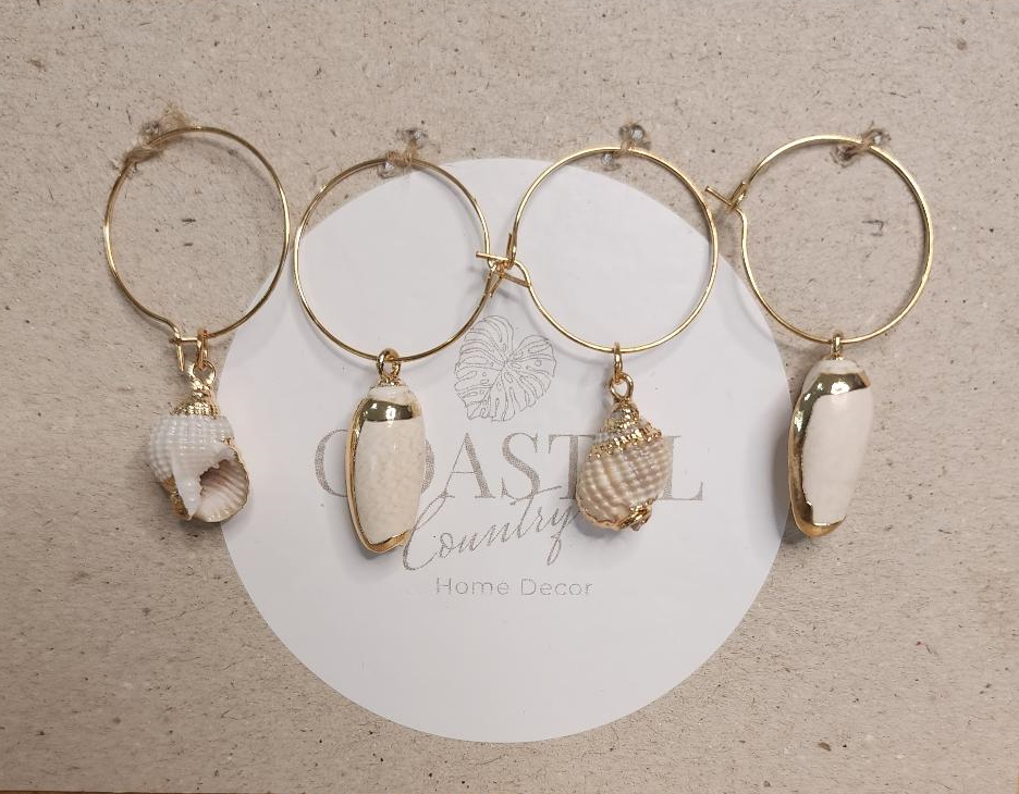 Coastal Luxe Wine Charms