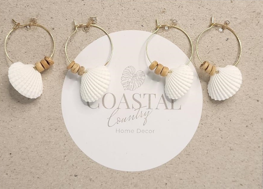 Seaside Wine Charms