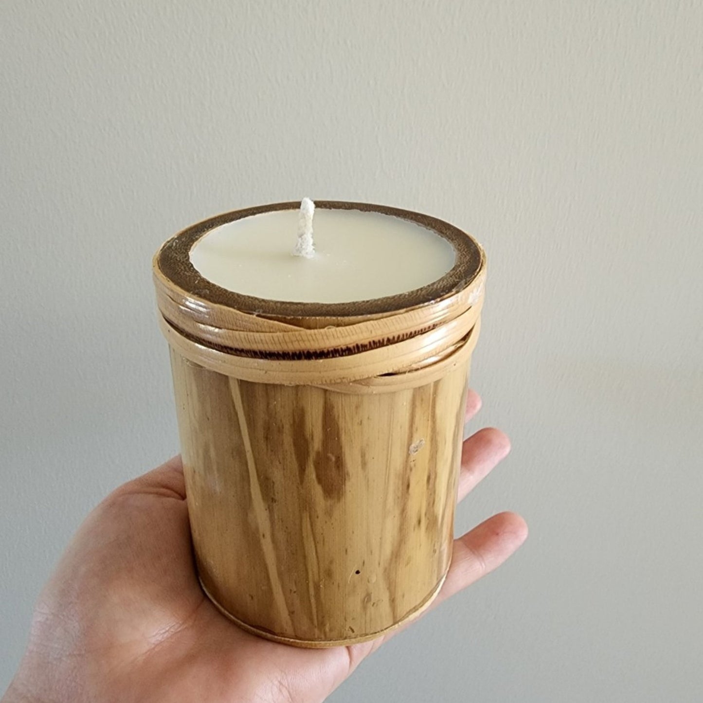 Bamboo Candle - Coastal Country Home Decor