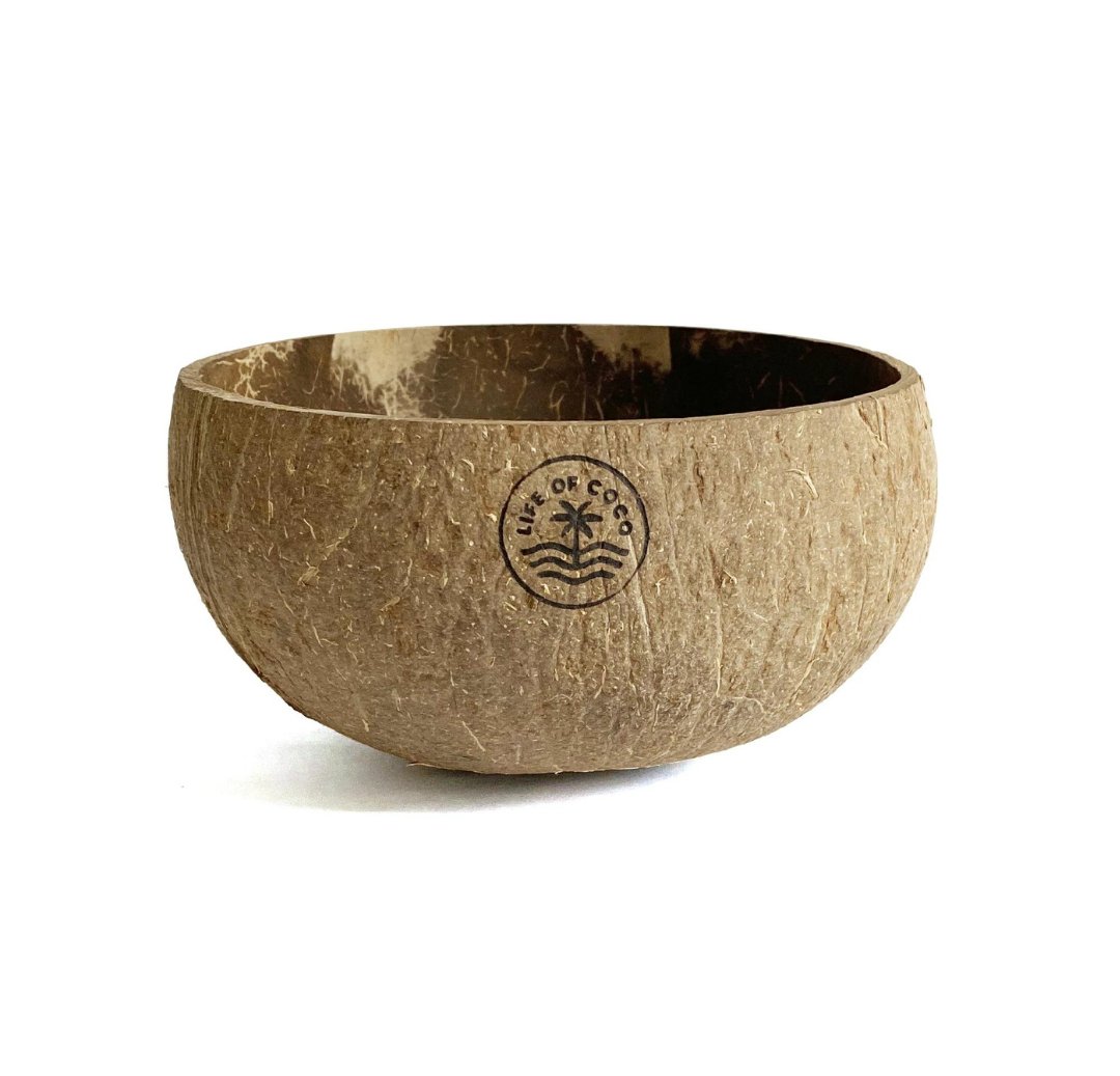 Coconut Bowl | Jumbo | Natural - Coastal Country Home Decor