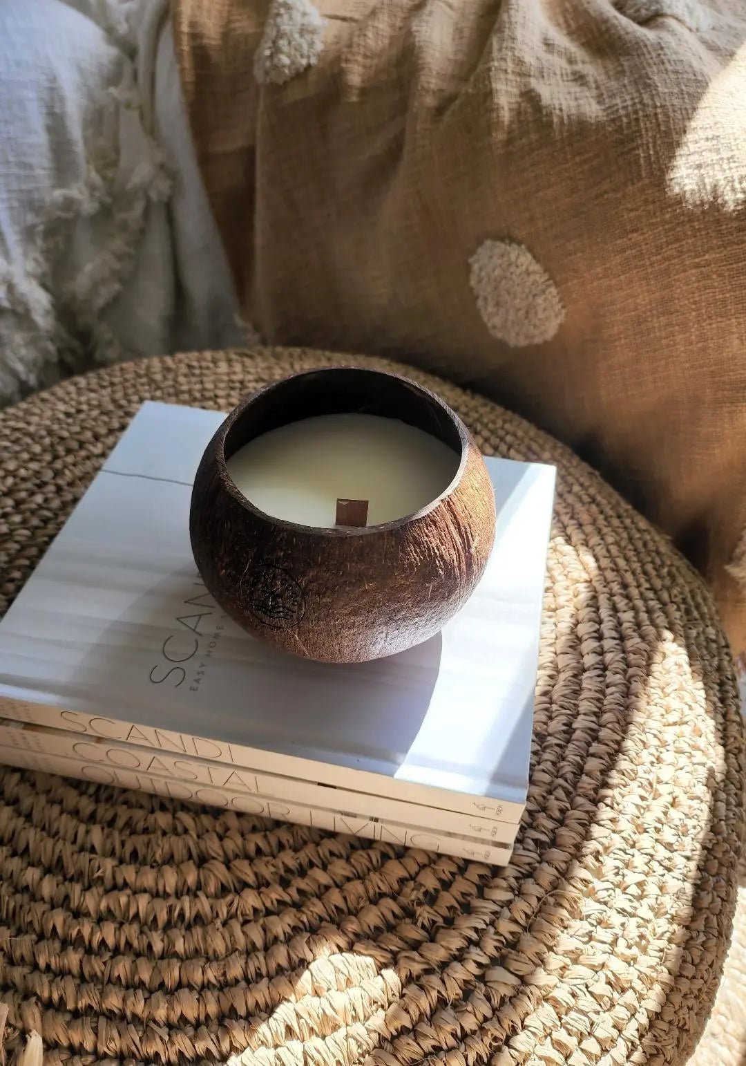 Coconut Candle | Toasted Coconut - Coastal Country Home Decor