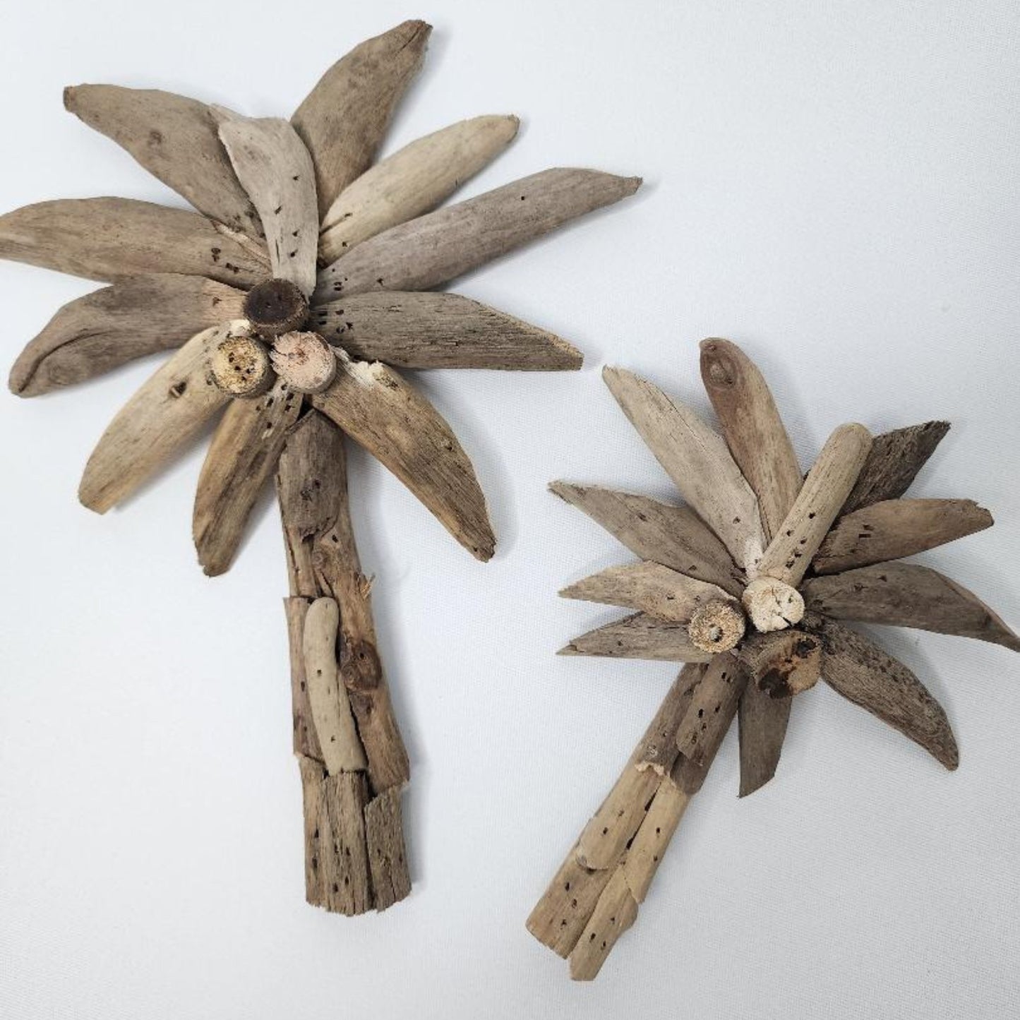 Driftwood Palm Trees - Coastal Country Home Decor