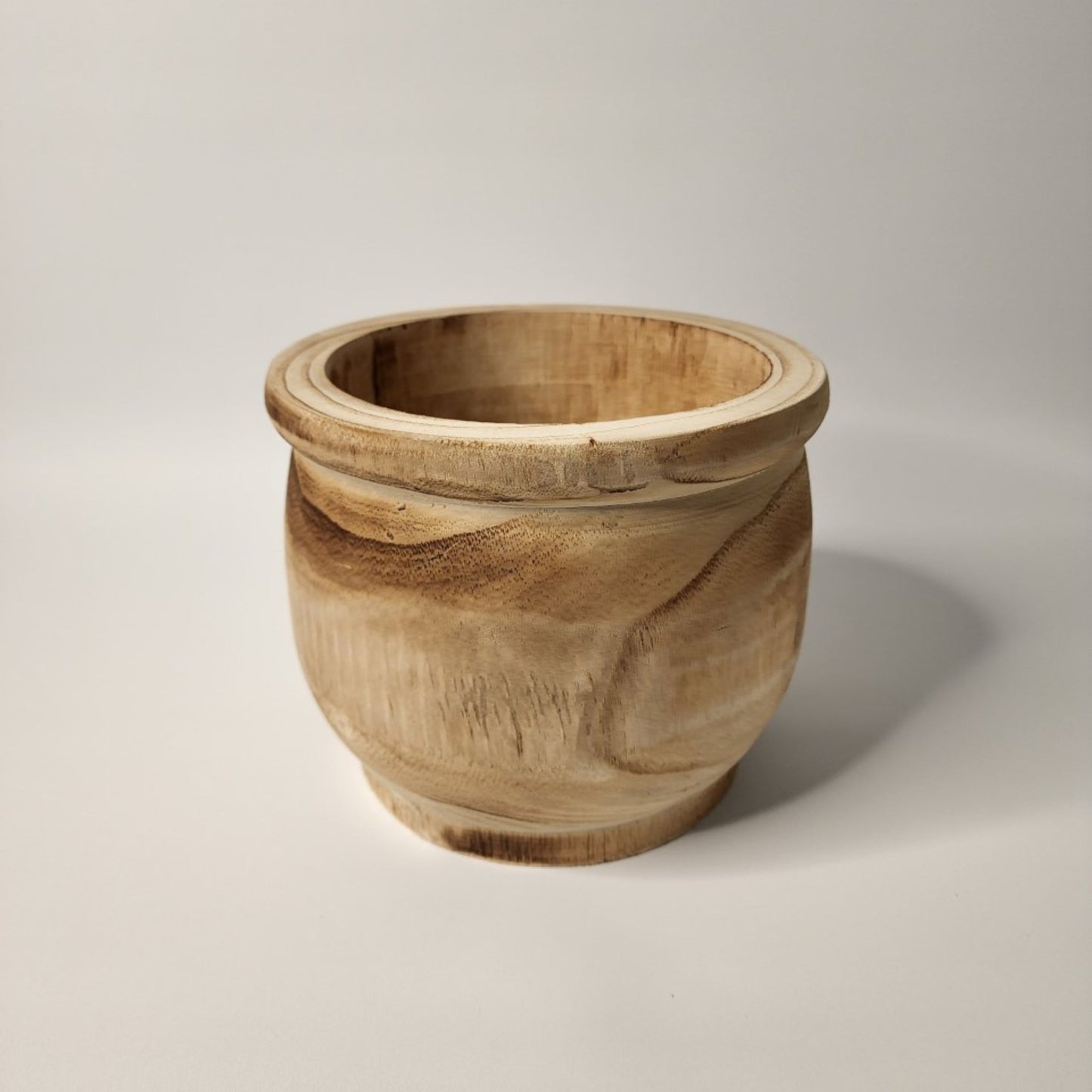 Gina Timber Planter | Paulownia Wood - Coastal Country Home Decor