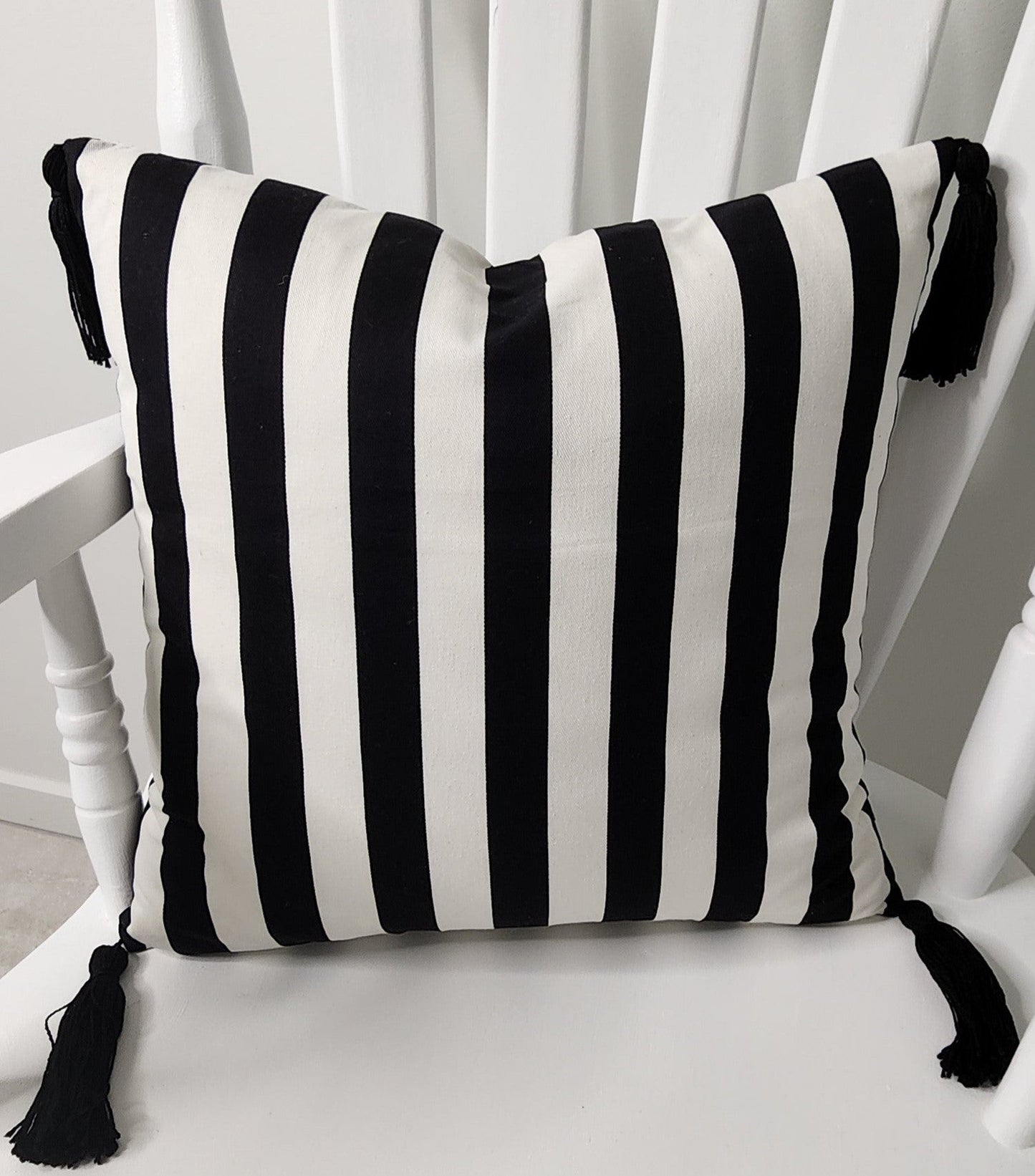 Luxe Striped Cushion Cover - Coastal Country Home Decor