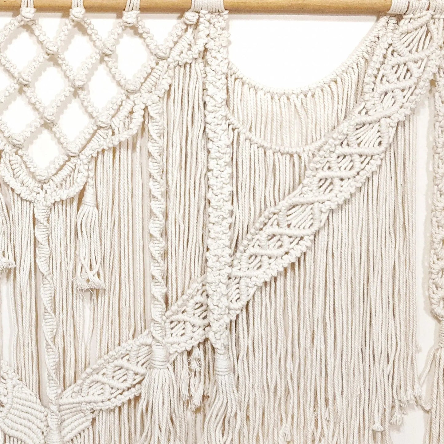 Macramé Wall Hanging | 100 x 100cm - Coastal Country Home Decor