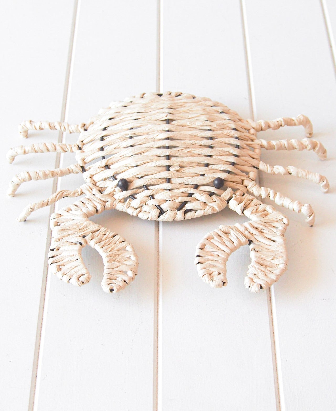 Raffia Crab - Coastal Country Home Decor