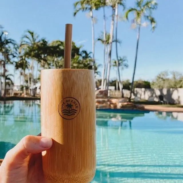 Reusable Cup | Natural Bamboo - Coastal Country Home Decor