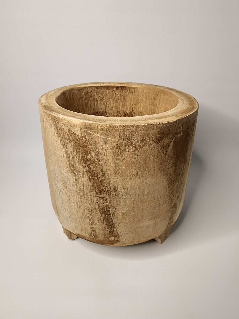 Rustic May Timber Pot - Coastal Country Home Decor