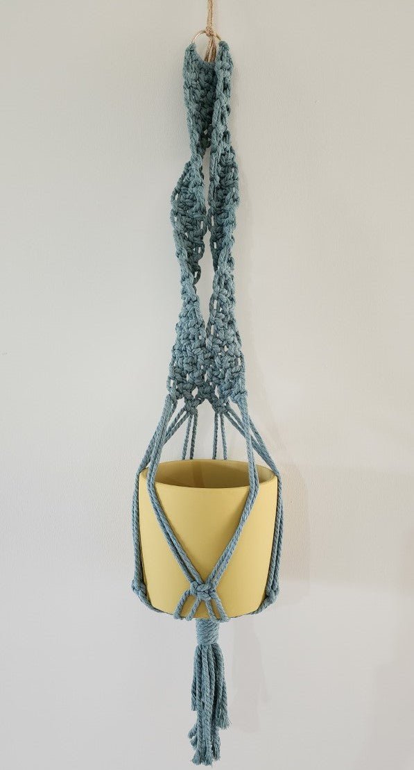 Sage Macramé Plant Hanger - Coastal Country Home Decor