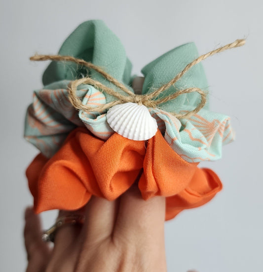 Scrunchie - Set of 3 - Coastal Country Home Decor