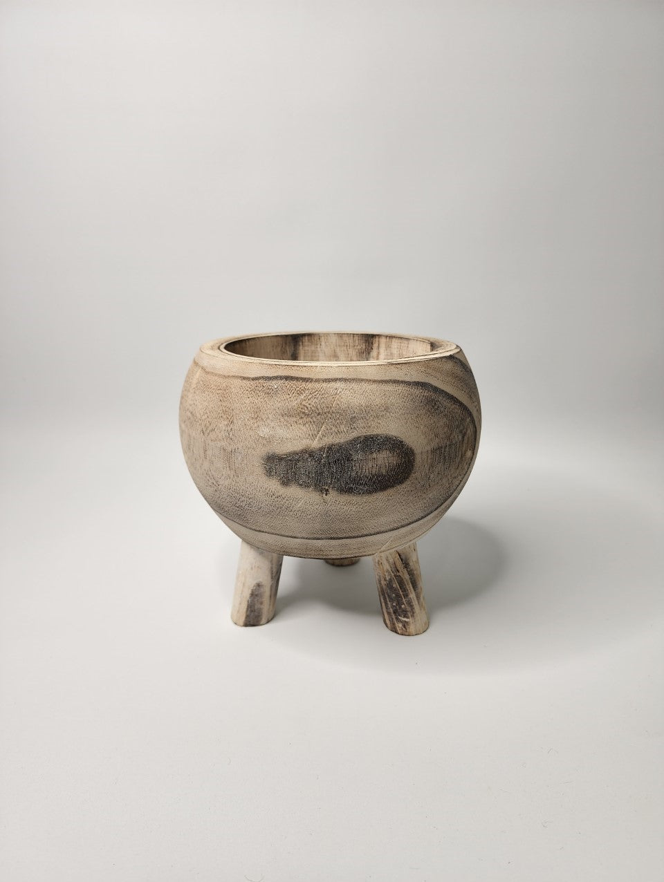 Sybil Timber Pot - Coastal Country Home Decor