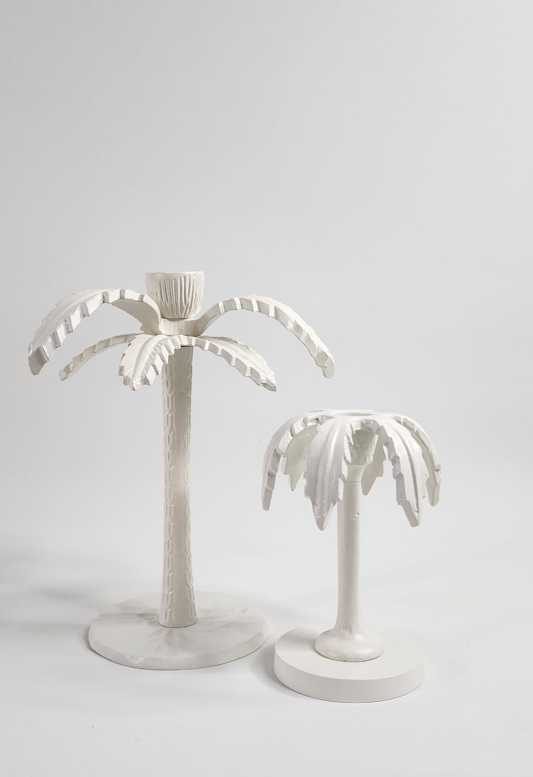 Zanzibar Palm Candle Holder - Coastal Country Home Decor